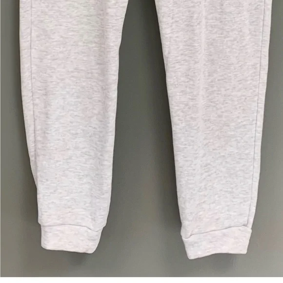Rae Dunn Gray 2-Pocket Sweat Track Pants Joggers sz L EUC Soft Fleece - Picture 4 of 17